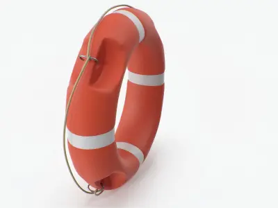 Lifebuoy lifeguard ring 3D model