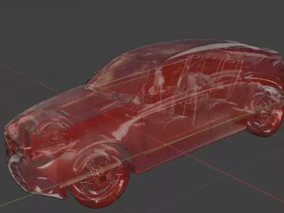 Car - based on model GLC 300 3D model