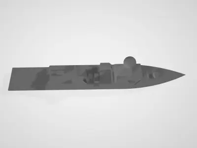 Crimson-class guided missile corvette Free 3D print model
