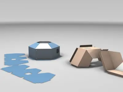 Air Duct Section Free 3D model