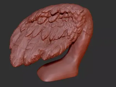 Decorative Wing 3D print model