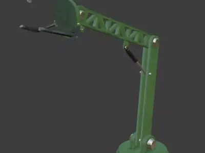 Mechanical arm Free low-poly 3D model buy