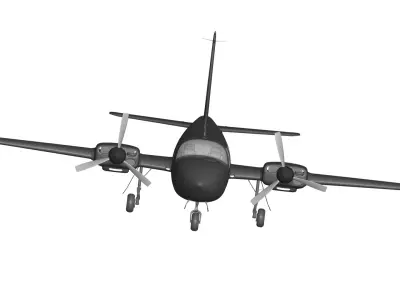 Piper Aerostar 3D model buy