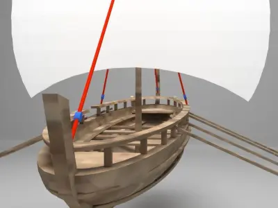 Viking ships  3D model