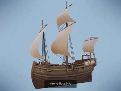 Medieval ships Collection 
