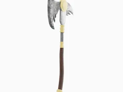 Fantasy Medieval Axe 03  3D model