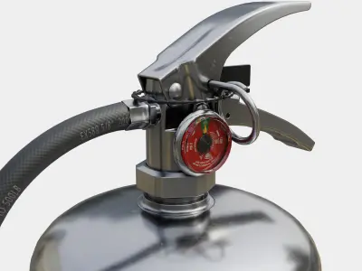 k-guard fire extinguisher Low-poly 3D model