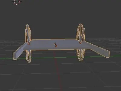 Cow Cart 3d  Model Low Poly Low-poly 3D model