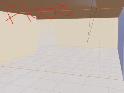 School Low Poly Model Free low-poly 3D model