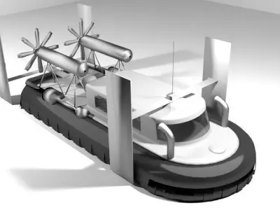 Hovercraft - Classic 3D model