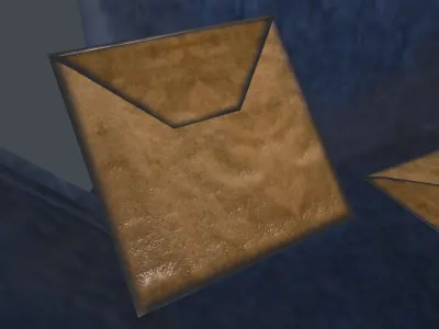 AXE MAILBOX Low-poly 3D model
