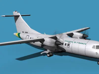 ATR-42-320 Guardia Di Finanza 3D model