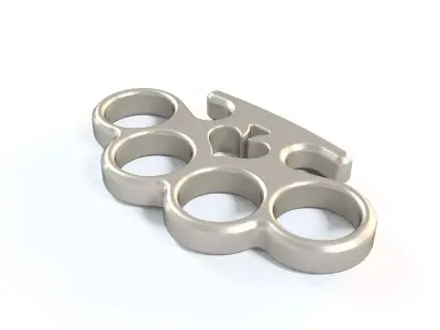 Knuckle Duster Model 01 Low-poly 3D model