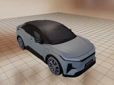 Modern Electric Crossover SUV High Detail Model 3D print model