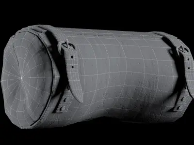 two bags Low-poly 3D model