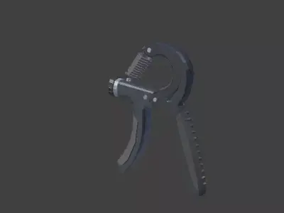Low Poly Hand Grip Strengthener  Game Asset  Prop Free low-poly 3D model