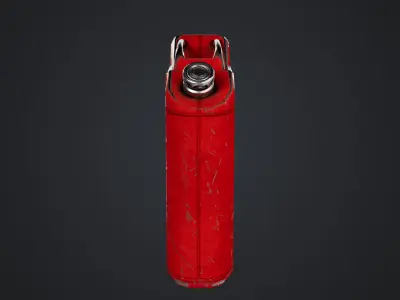 Fuel Can Low-poly 3D model purchase