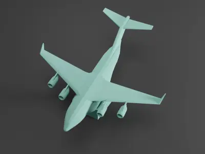 C-17 Globemaster plane 3D print model