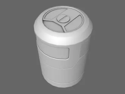 Sci-Fi Energy Cell Battery 3D model