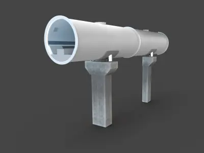 Hyperloop 3D model