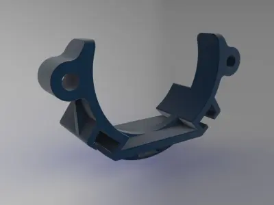 Base for Diaphragm Pump Body  Free 3D model