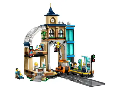TwindBricks3D - 60469 Central Train Station 3D print model