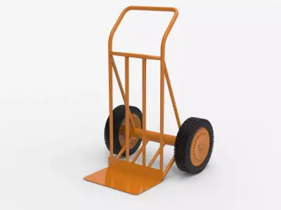 HANDCART 01-ORANGE 3D model