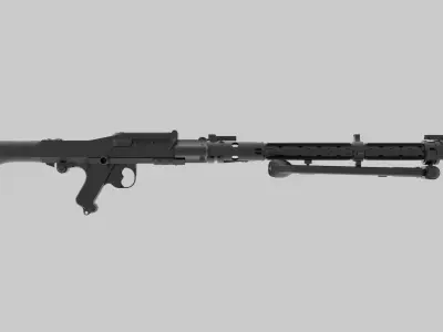 DLT-19 Heavy Blaster Rifle 3D model
