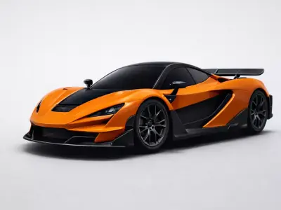 McLaren W1 2025 Supercar 3D print model