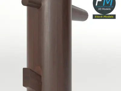 Martial arts wooden dummy 3D model