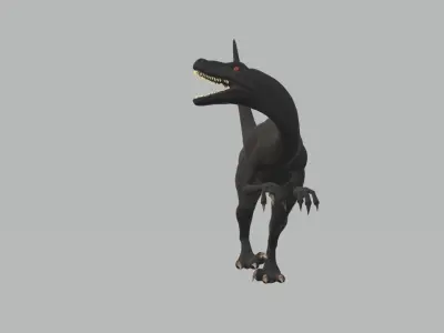 Velociraptor dinosaur Free 3D print model