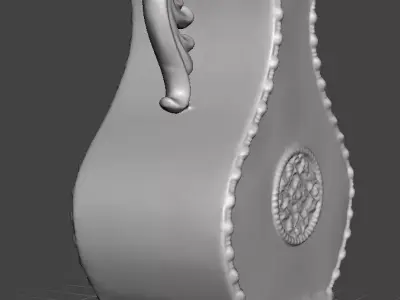 VINTAGE FLOWER VASE 3D model