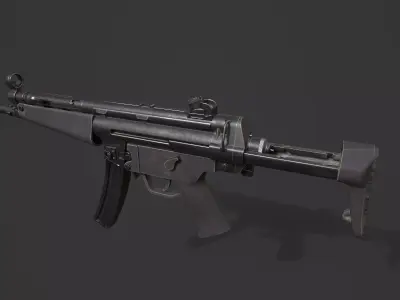 HK MP5 3D model purchase