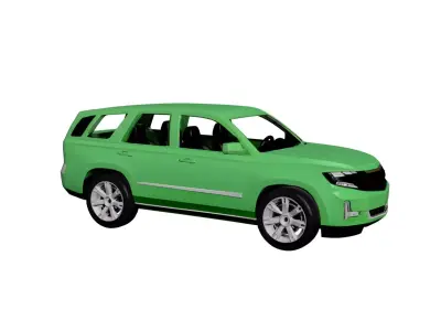 Generic SUV 3D Model Versatile All-Purpose Utility Vehicle 02 3D model