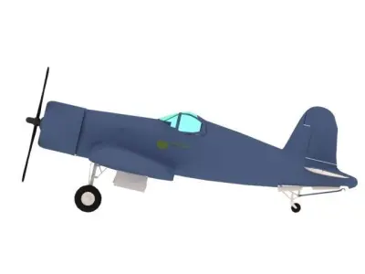 AIRCRAFT F4U1 Free 3D model