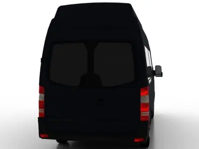 Mercedes Benz Sprinter L2H3 2009 Passenger EU 3D model