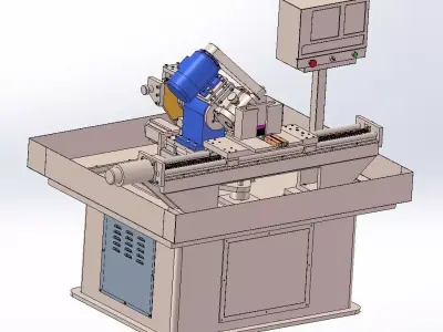 Blade Cutter Grinding Machine Blade Sharpening Tool 3D model