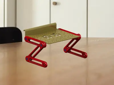 laptop tray with legs Free 3D model