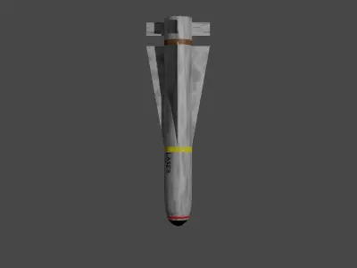 AGM-65 rocket launcher 3D model