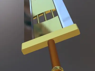 Heavy Sword 3D model purchase