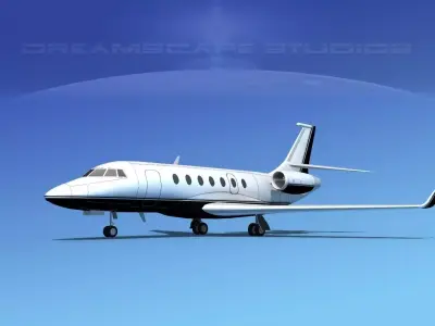 Dassault Falcon 2000 V04 3D model purchase