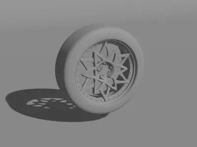 SevenK NIKA-S Rims Free 3D model