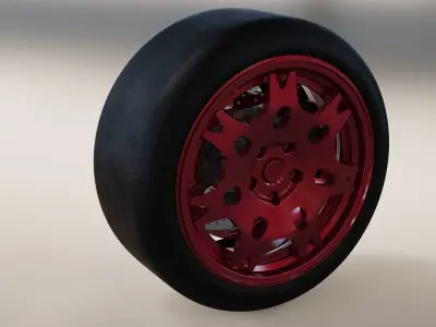 rims und wheel tire part auto tuning  3D model