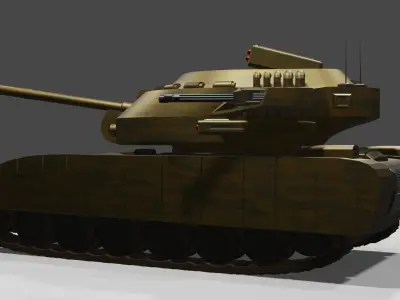 Tank Des1 Free 3D model