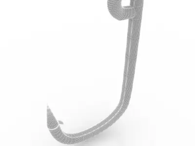Fishing Hook 3D model shop