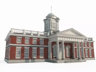 City Hall in the Steam Age Architecture 3D model
