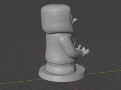 SpongeBob Gamepad Holder STL 3D print model