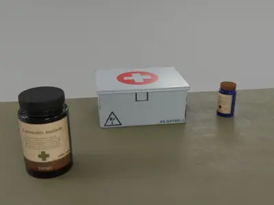 Doctor Table - Low Poly Low-poly 3D model