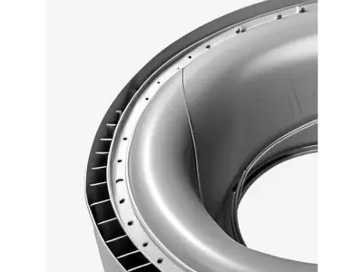 Industrial Factory Ventilation Duct Elbow for 3D print 3D model purchase