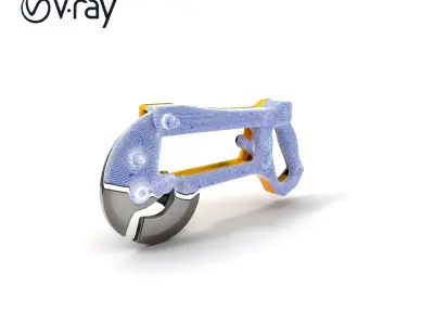 HeavyDuty Bolt Cutter D Model Pack Low-poly 3D model